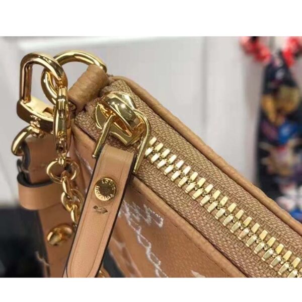 Louis Vuitton LV Women Easy Pouch On Strap Beige Monogram Supple Grained Cowhide - Image 8