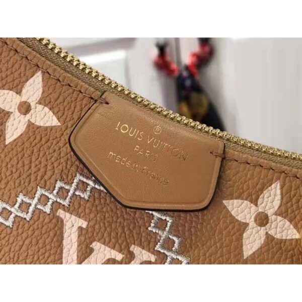 Louis Vuitton LV Women Easy Pouch On Strap Beige Monogram Supple Grained Cowhide - Image 7