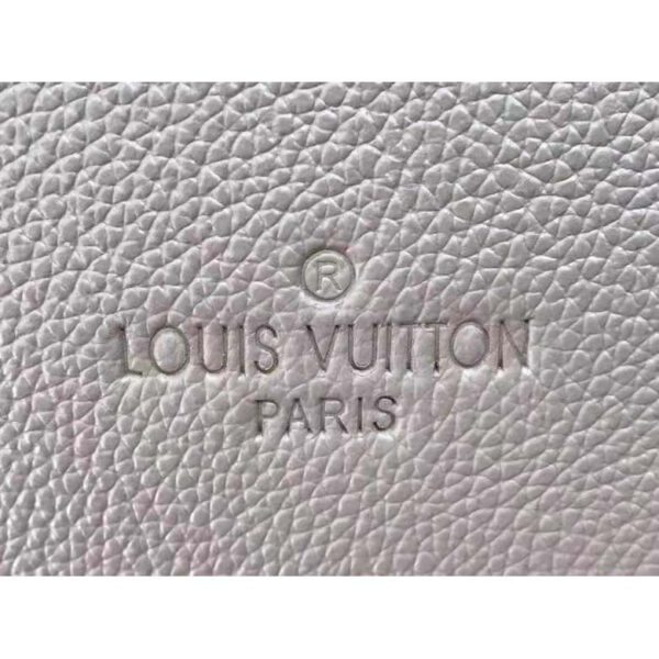 Louis Vuitton LV Women Lockme Ever MM Handbag Beige Soft Grained Calfskin - Image 8