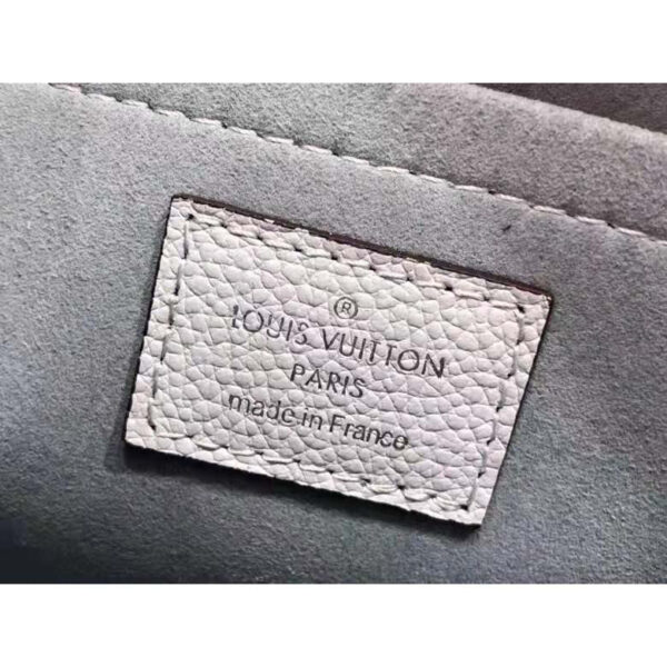 Louis Vuitton LV Women Marelle Handbag Blue Epi Grained Cowhide Leather Canvas - Image 10