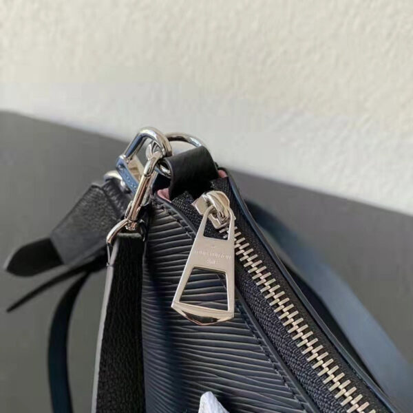 Louis Vuitton LV Women Marelle Handbag Quartz Black Epi Grained Cowhide Canvas - Image 15