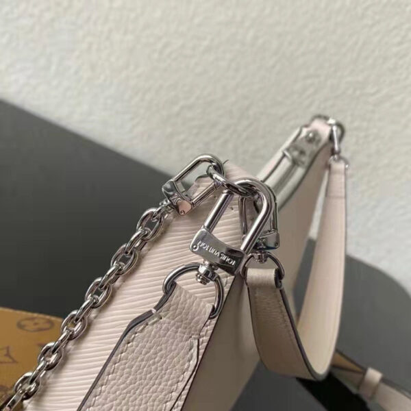 Louis Vuitton LV Women Marelle Handbag Quartz White Epi Grained Cowhide Canvas - Image 16