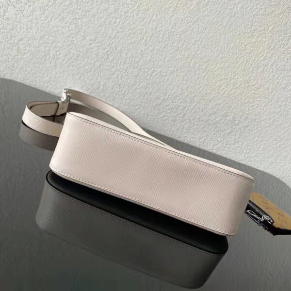 Louis Vuitton LV Women Marelle Handbag Quartz White Epi Grained Cowhide Canvas - Image 9