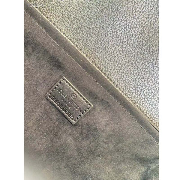 Louis Vuitton LV Women Pochette Metis Bag Black Embroidered Embossed Supple Grained Cowhide - Image 10