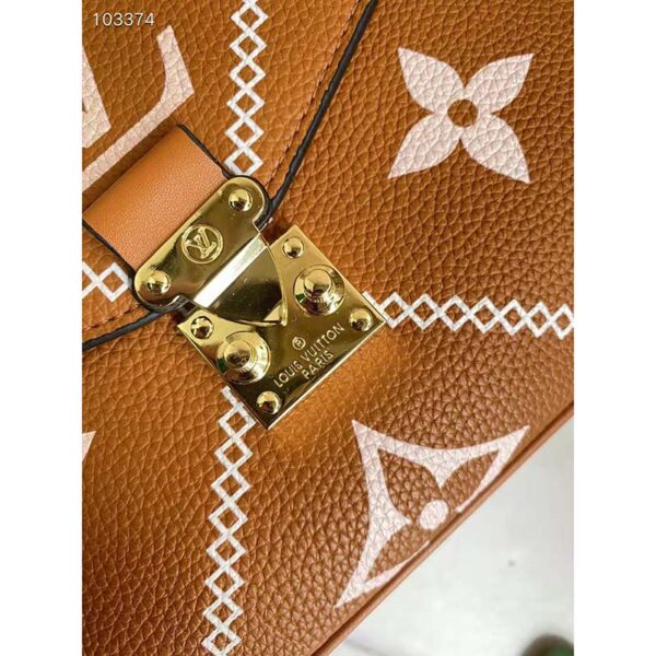 Louis Vuitton LV Women Pochette Metis Bag Embroidered Embossed Supple Grained Cowhide - Image 8
