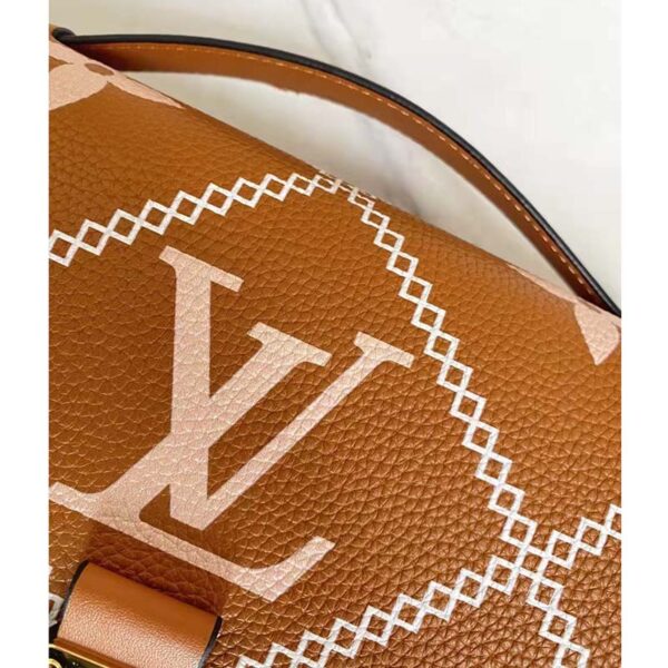 Louis Vuitton LV Women Pochette Metis Bag Embroidered Embossed Supple Grained Cowhide - Image 7