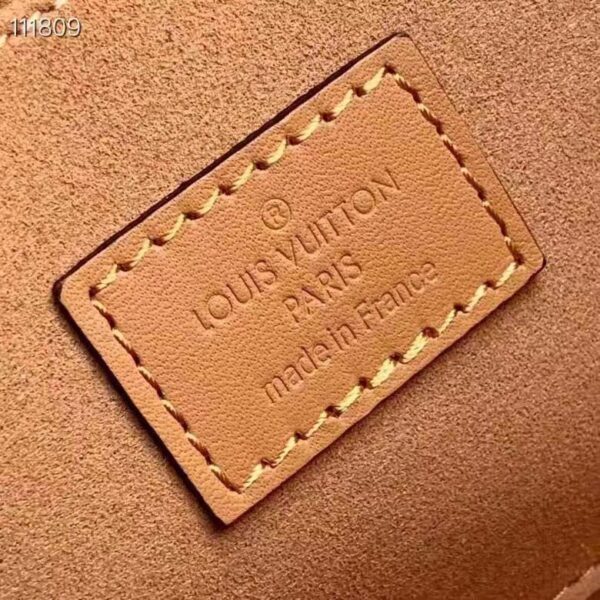 Louis Vuitton LV Women Dauphine MM Handbag Ecru Caramel Since 1854 Jacquard - Image 8