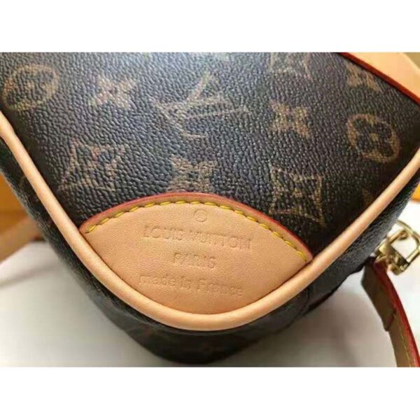 Louis Vuitton LV Women Deauville Mini Handbag Monogram Coated Canvas-Brown - Image 9