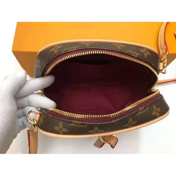 Louis Vuitton LV Women Deauville Mini Handbag Monogram Coated Canvas-Brown - Image 7