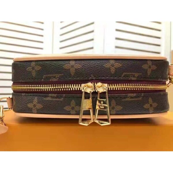 Louis Vuitton LV Women Deauville Mini Handbag Monogram Coated Canvas-Brown - Image 6