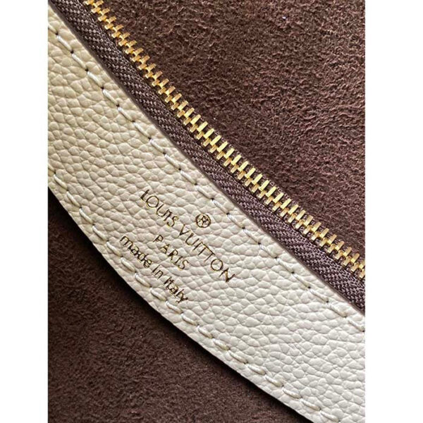 Louis Vuitton LV Women Diane Crème Beige Embossed Supple Grained Cowhide Leather - Image 10