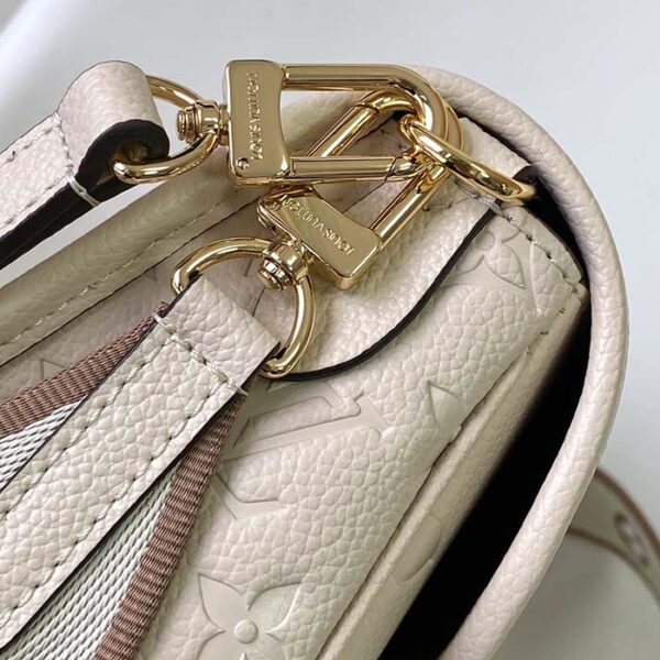 Louis Vuitton LV Women Diane Crème Beige Embossed Supple Grained Cowhide Leather - Image 9