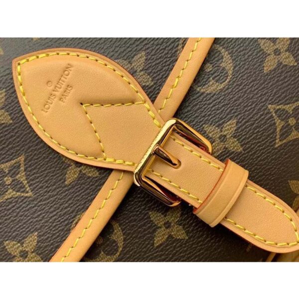 Louis Vuitton LV Women Diane Pink Monogram Coated Canvas Textile Lining - Image 7