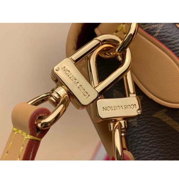 Louis Vuitton LV Women Diane Pink Monogram Coated Canvas Textile Lining - Image 9
