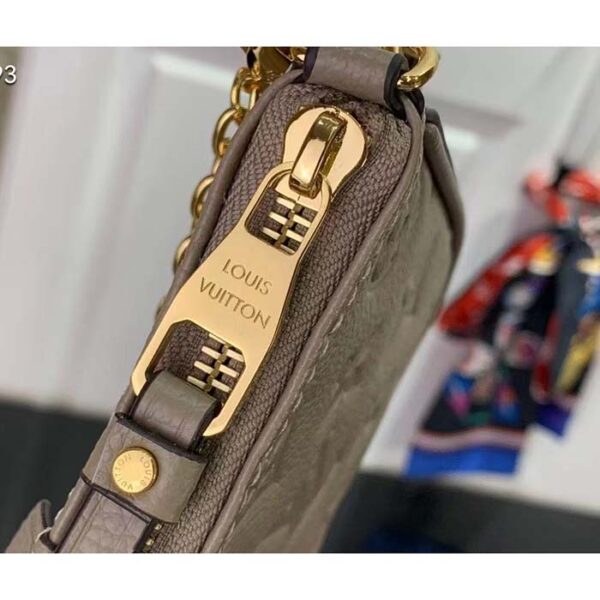 Louis Vuitton LV Women Easy Pouch On Strap Beige Embossed Monogram Empreinte Cowhide Leather - Image 9