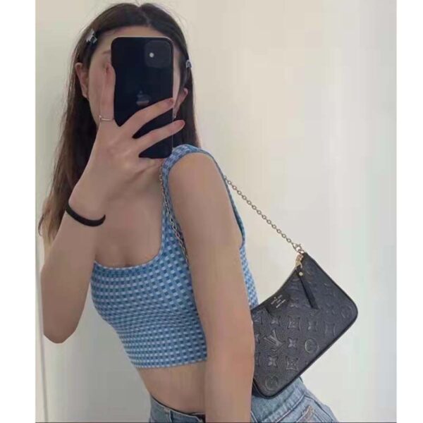Louis Vuitton LV Women Easy Pouch On Strap Black Monogram Supple Grained Cowhide - Image 13