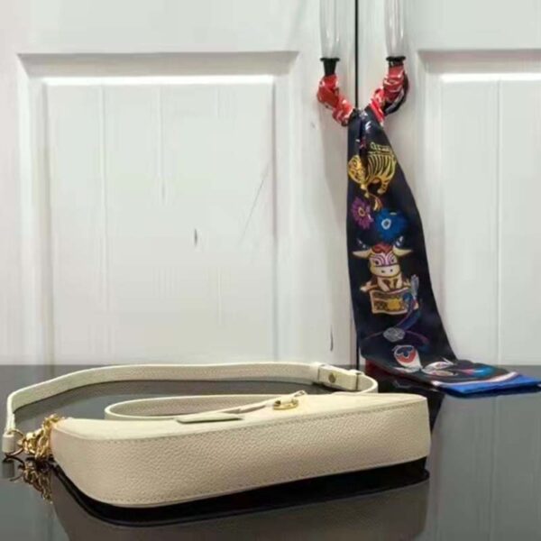 Louis Vuitton LV Women Easy Pouch On Strap White Monogram Supple Grained Cowhide - Image 4