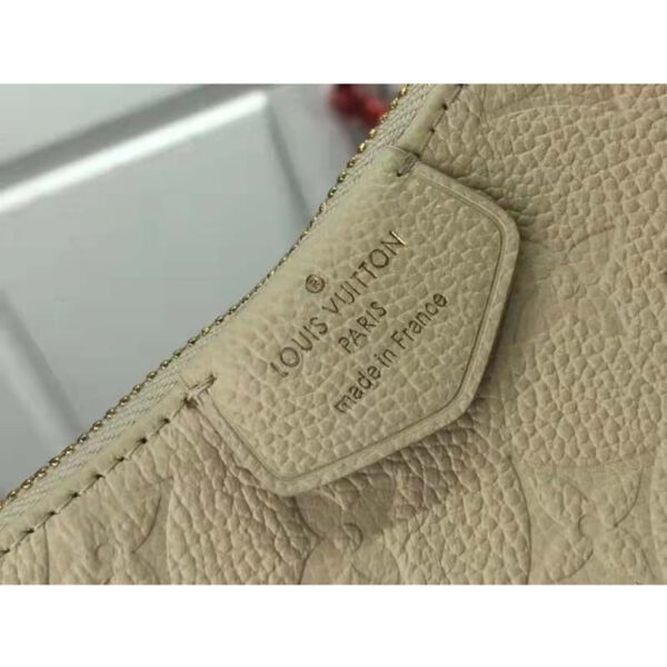 Louis Vuitton LV Women Easy Pouch On Strap White Monogram Supple Grained Cowhide - Image 8
