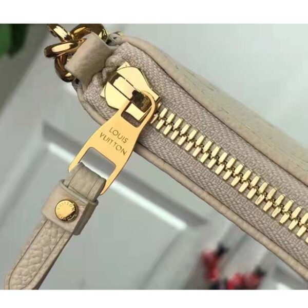 Louis Vuitton LV Women Easy Pouch On Strap White Monogram Supple Grained Cowhide - Image 10