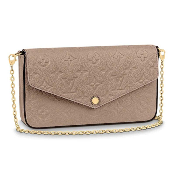 Louis Vuitton LV Women Félicie Pochette Monogram Empreinte Leather - Image 4