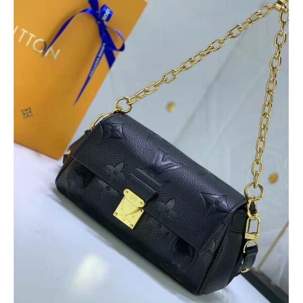 Louis Vuitton LV Women Favorite Black Monogram Empreinte Cowhide Leather - Image 2
