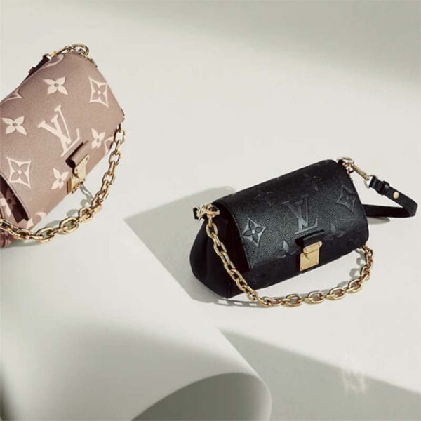 Louis Vuitton LV Women Favorite Black Monogram Empreinte Cowhide Leather - Image 6