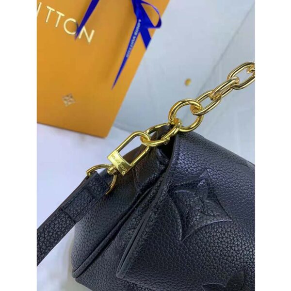 Louis Vuitton LV Women Favorite Black Monogram Empreinte Cowhide Leather - Image 9