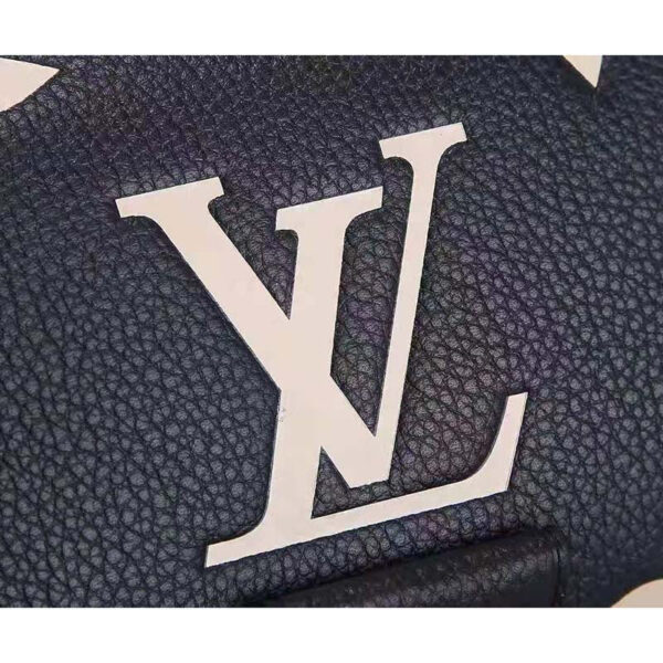 Louis Vuitton LV Women Favorite Tourterelle Black Beige Monogram Empreinte Embossed Supple Grained Cowhide - Image 9