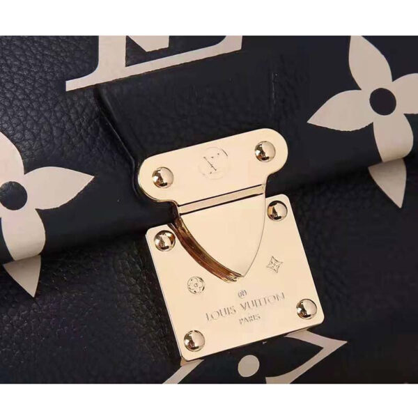 Louis Vuitton LV Women Favorite Tourterelle Black Beige Monogram Empreinte Embossed Supple Grained Cowhide - Image 10