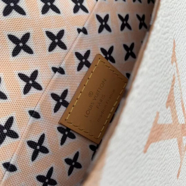 Louis Vuitton LV Women Félicie Pochette Beige Monogram Coated Canvas Microfiber Lining - Image 10