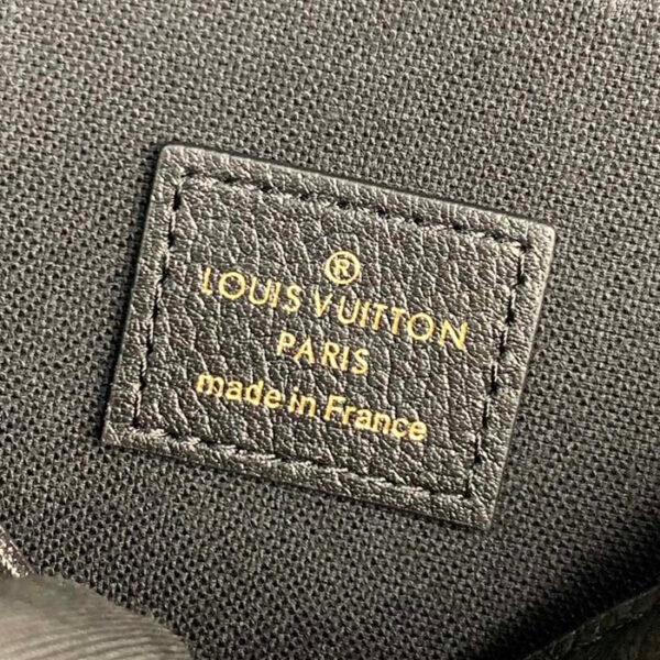 Louis Vuitton LV Women Félicie Pochette Black Monogram Empreinte Embossed Supple Grained Cowhide - Image 10