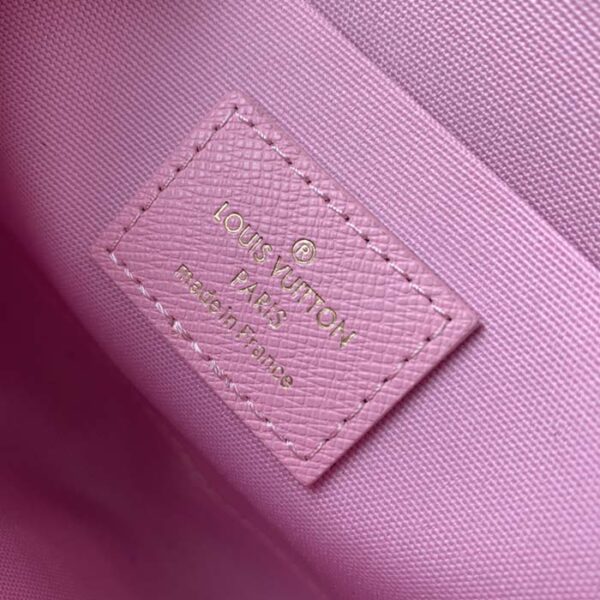 Louis Vuitton LV Women Félicie Pochette Pink Brown Monogram Coated Canvas - Image 8