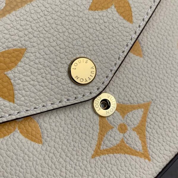 Louis Vuitton LV Women Félicie Pochette Pink Monogram Empreinte Embossed Supple Grained Cowhide - Image 8