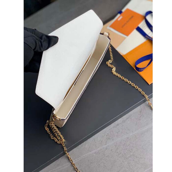 Louis Vuitton LV Women Félicie Pochette Pink Monogram Empreinte Embossed Supple Grained Cowhide - Image 5
