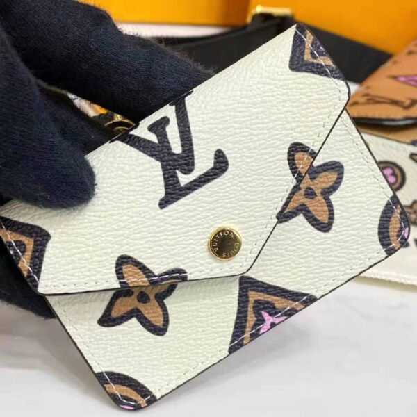 Louis Vuitton LV Women Félicie Strap Go Pochette Arizona Beige Crème Monogram Coated Canvas - Image 11