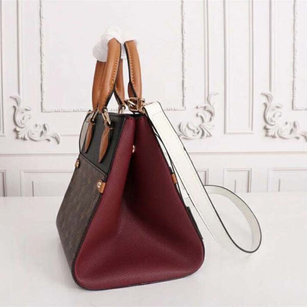 Louis Vuitton LV Women Fold Tote MM Monogram Canvas Calfskin Leather - Image 7