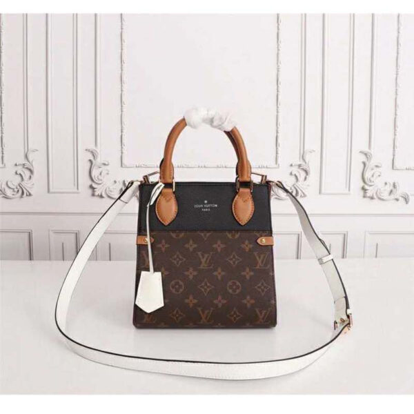 Louis Vuitton LV Women Fold Tote MM Monogram Canvas Calfskin Leather - Image 2