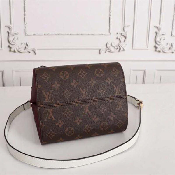 Louis Vuitton LV Women Fold Tote MM Monogram Canvas Calfskin Leather - Image 6