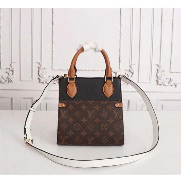 Louis Vuitton LV Women Fold Tote MM Monogram Canvas Calfskin Leather - Image 3