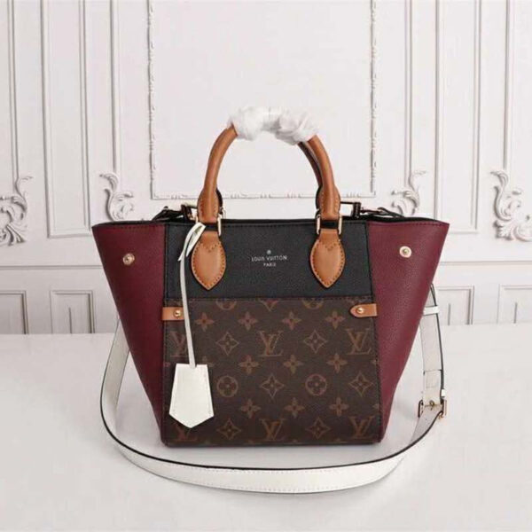 Louis Vuitton LV Women Fold Tote MM Monogram Canvas Calfskin Leather - Image 4