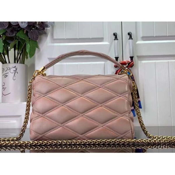 Louis Vuitton LV Women GO-14 MM Beige Pink Lamb Leather Cowhide Leather - Image 3