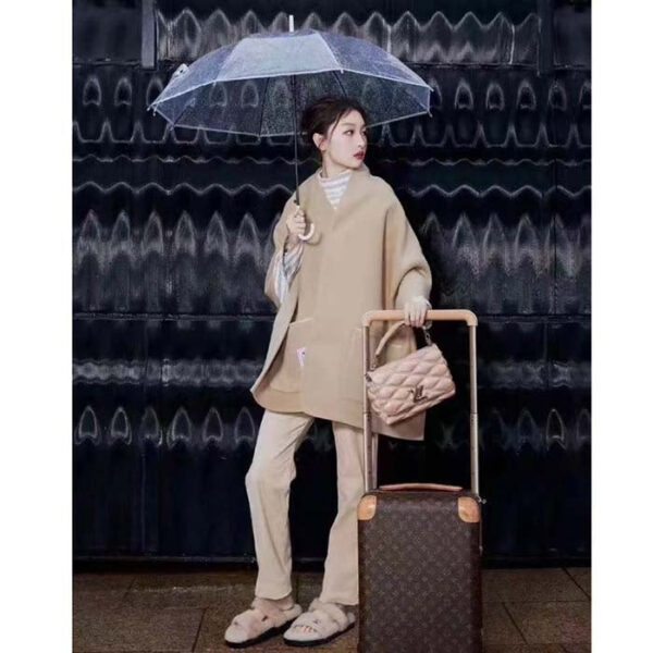 Louis Vuitton LV Women GO-14 MM Beige Pink Lamb Leather Cowhide Leather - Image 11