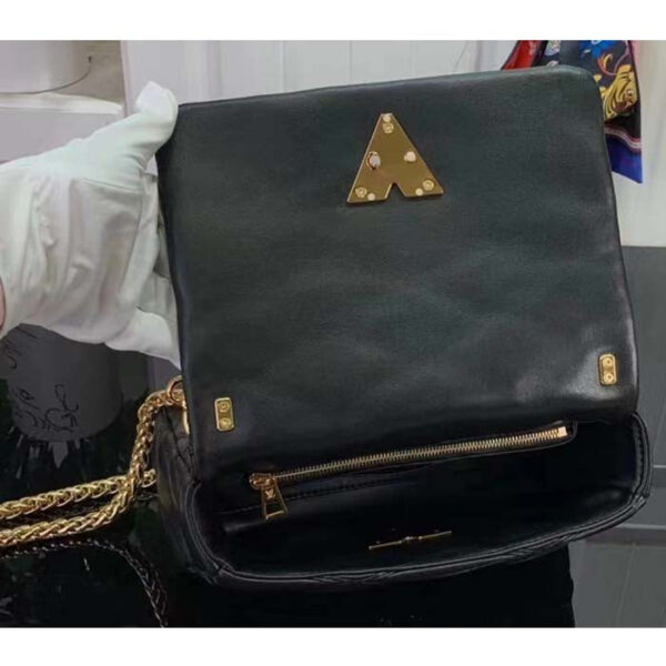 Louis Vuitton LV Women GO-14 MM Black Lamb Leather Cowhide Leather - Image 6