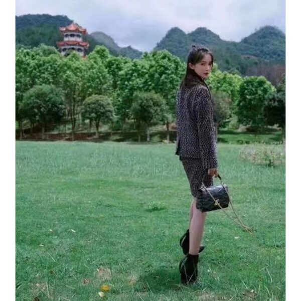 Louis Vuitton LV Women GO-14 MM Black Lamb Leather Cowhide Leather - Image 14