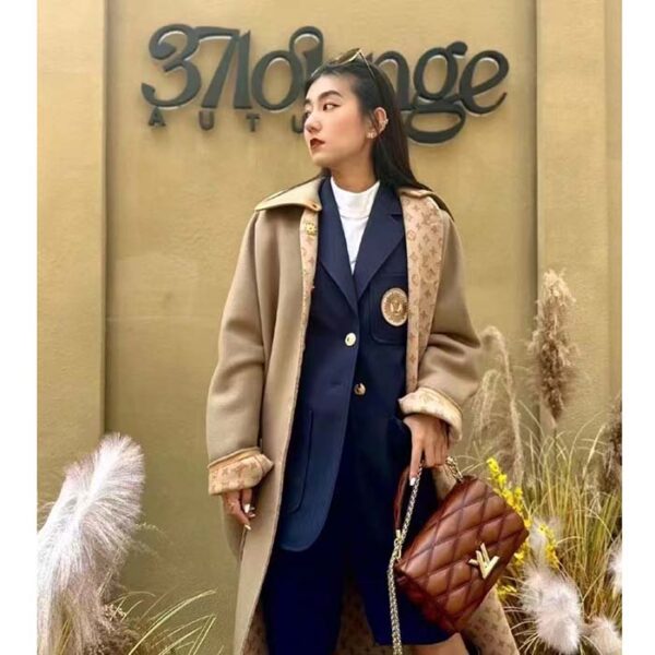 Louis Vuitton LV Women GO-14 MM Smoked Tan Lamb Leather Cowhide Leather - Image 7