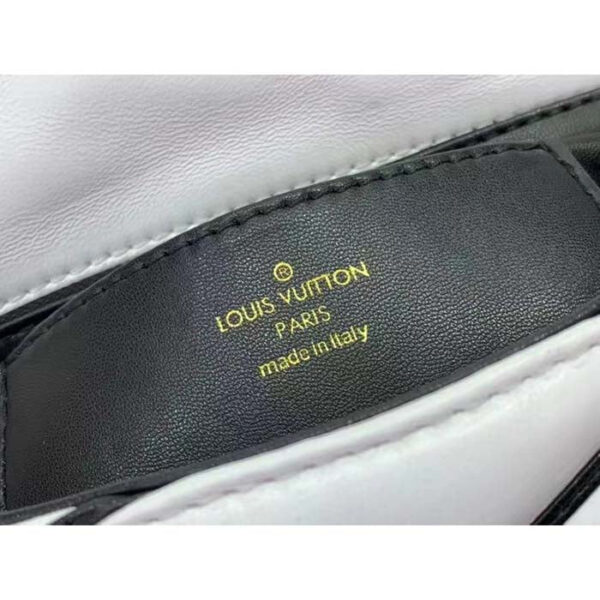 Louis Vuitton LV Women GO-14 MM White Black Lamb Leather Cowhide Leather - Image 11