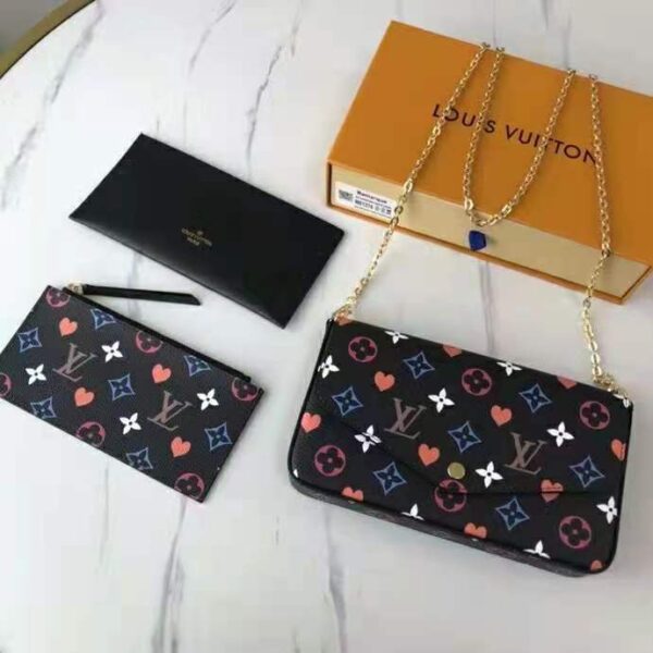 Louis Vuitton LV Women Game On Félicie Pochette Monogram Canvas-Black - Image 7