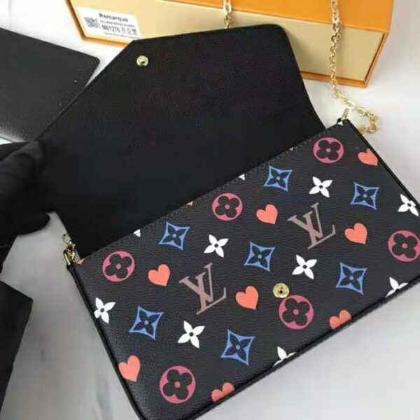 Louis Vuitton LV Women Game On Félicie Pochette Monogram Canvas-Black - Image 6