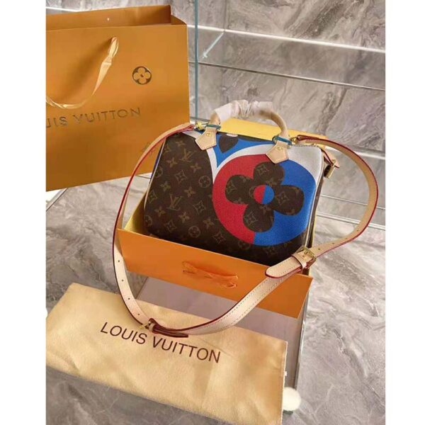 Louis Vuitton LV Women Game On Speedy Bandoulière 30 Monogram Flowers Canvas - Image 3