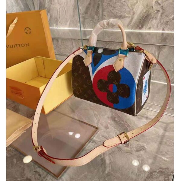 Louis Vuitton LV Women Game On Speedy Bandoulière 30 Monogram Flowers Canvas - Image 2